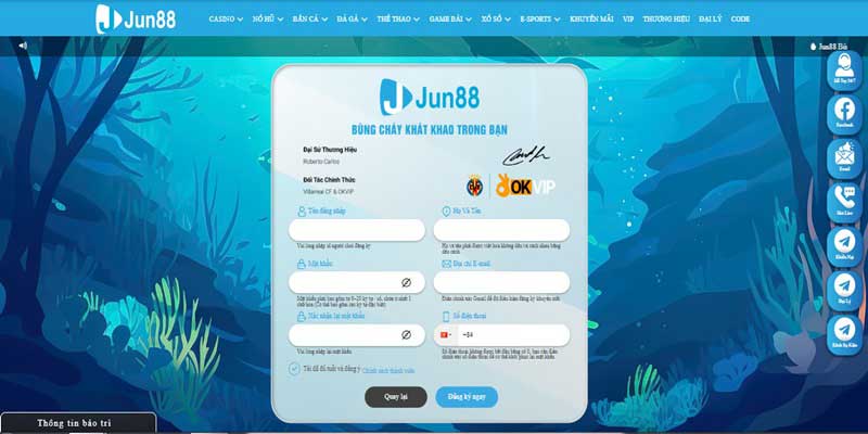 Đăng ký Jun88 tham gia ngay thiên đường giải trí cá cược